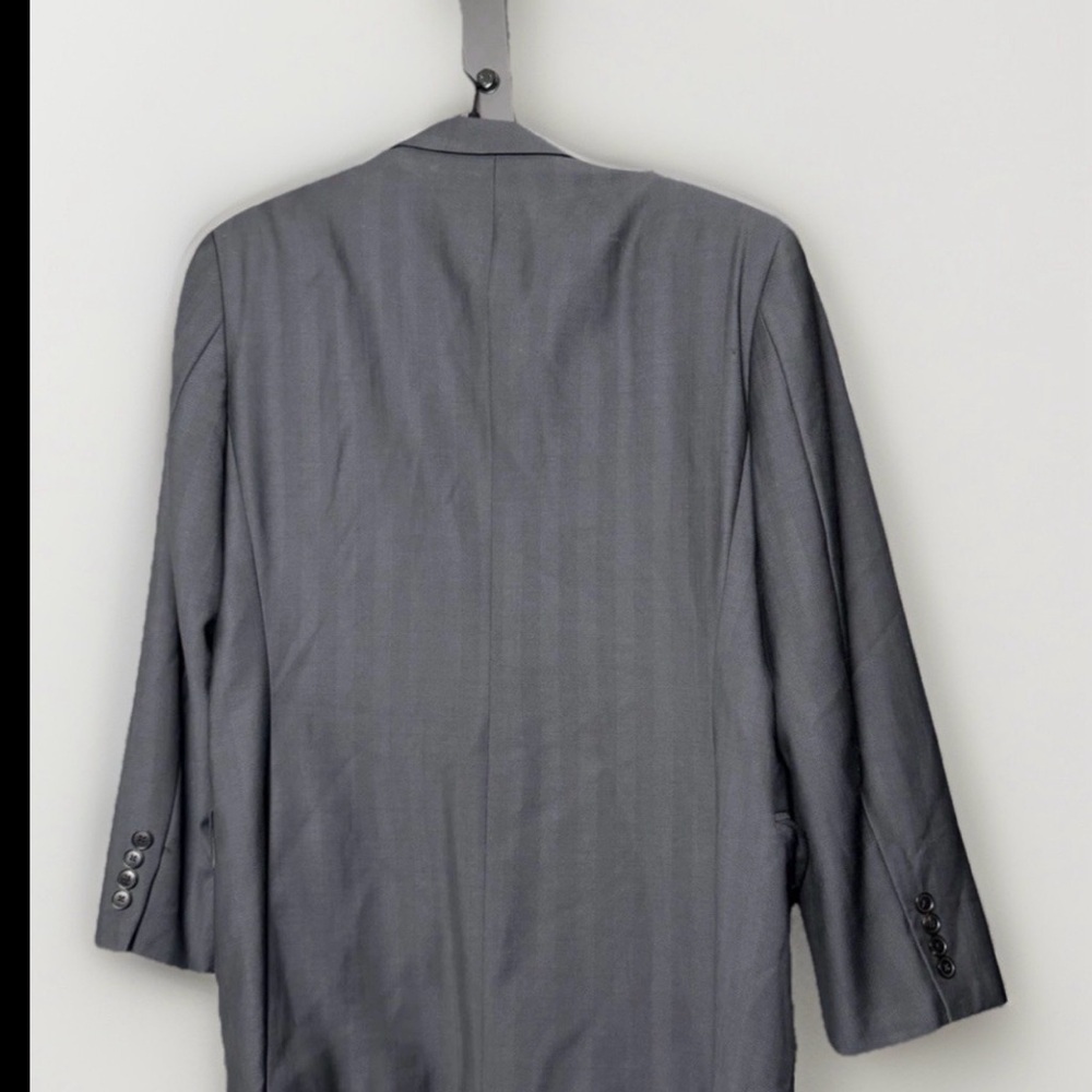 Hugo Boss Gray Herringbone Wool Blazer 38R Tailored by Nordstrom - Picture 2 of 8
